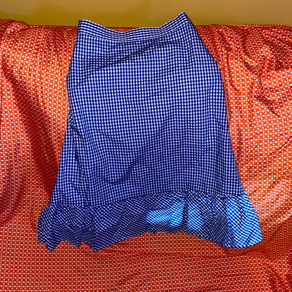 Picnic plaid skirt
